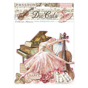 STAMPERIA Clear Acetate Die Cuts - DFLDP04 Passion